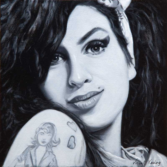 Giclee print of Amy Winehouse