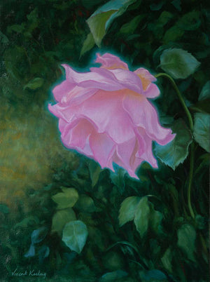 Two new Rose Paintings, my Last Cityscape and Nothing Scary!