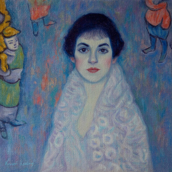 Copy after Gustav Klimt - Baroness Elizabeth Bachofen-Echt - Oil Painting