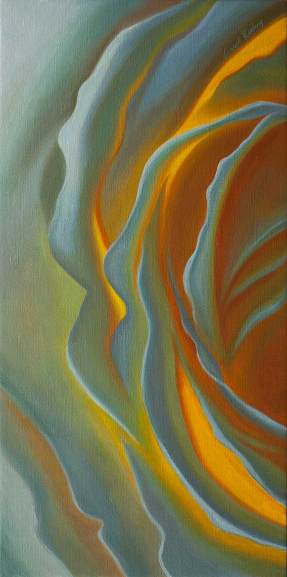 Folded in Light - Oil Painting