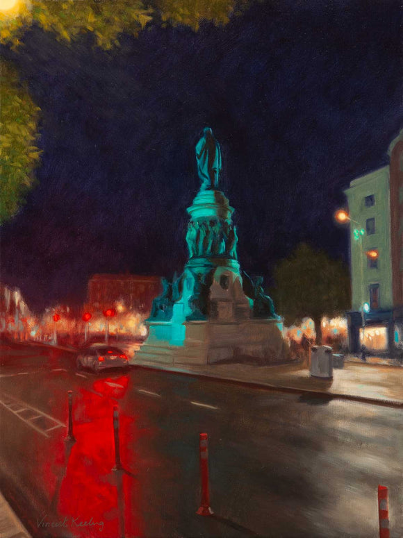 The Daniel O'Connell Monument - Oil Painting
