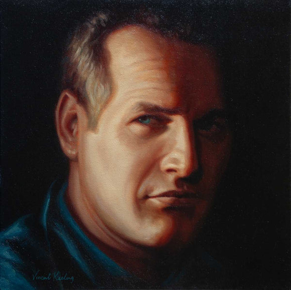 Paul Newman - Oil Painting