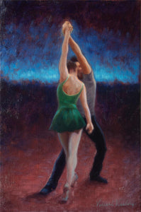 Dancers Under a Blue Sky - Oil Painting