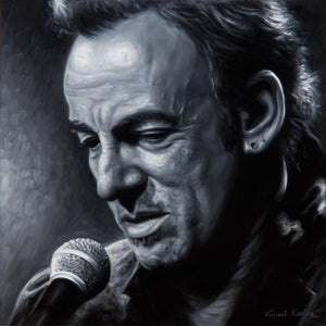 Bruce Springsteen, Wrecking Ball - Portrait Painting - SOLD
