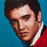 Giclee print of Elvis Presley, taken from a portrait painting, by Vincent Keeling