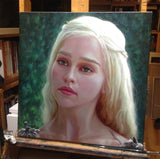 Emilia Clarke - Daenerys Targaryen - Original Painting - AVAILABLE