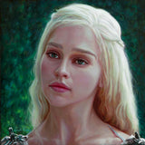Emilia Clarke - Daenerys Targaryen - Original Painting - AVAILABLE