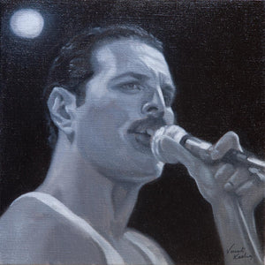 1 - Freddie Mercury - Oil Painting