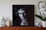 KEITH RICHARDS - Canvas Print with Floating Frame