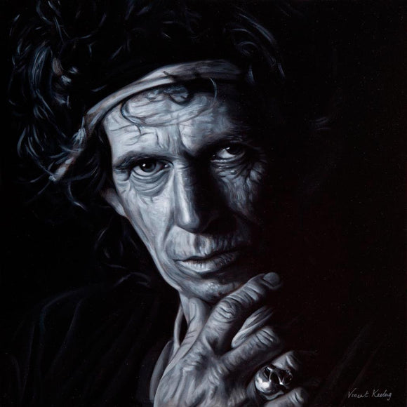 Keith Richards - Original Oil Painting - SOLD