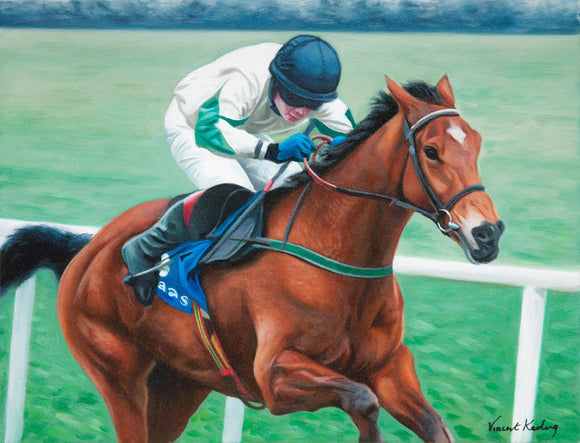 Lambro - Oil painting of a race horse - Commission