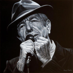 Leonard Cohen, I'm Your Man - Original Oil Painting - SOLD