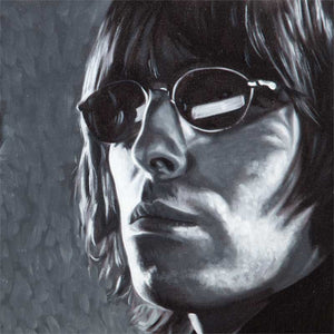 Print of Liam Gallagher, from Oasis, from portrait painting, by Vincent Keeling