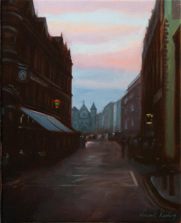 Harry Street, Dublin City, Oil Painting