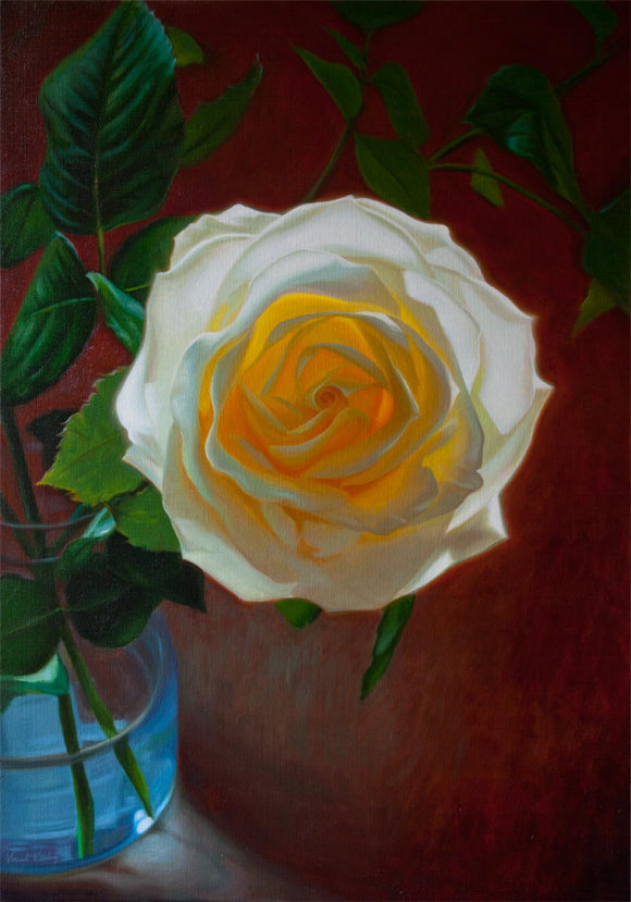 Solar Rose II - Oil Painting