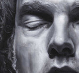 Detail from portrait of Van Morrison