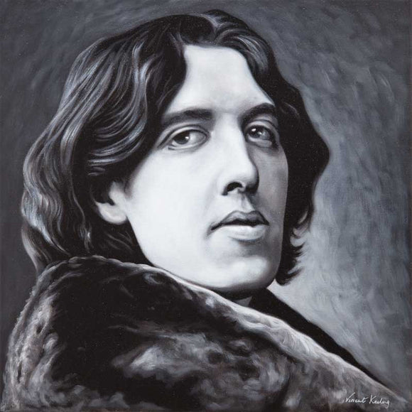 Oscar Wilde - Portrait Painting - AVAILABLE – Vincent Keeling