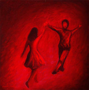 Print of Red Dance